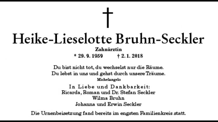 Heike-Lieselotte Bruhn-Seckler