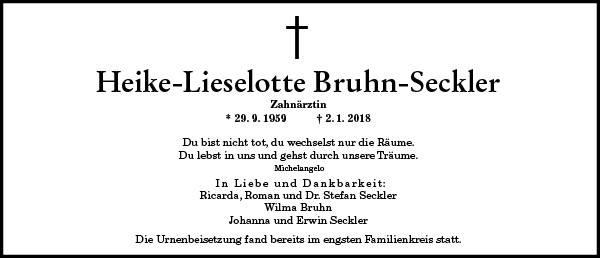 Heike-Lieselotte Bruhn-Seckler
