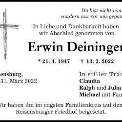 Erwin Deininger