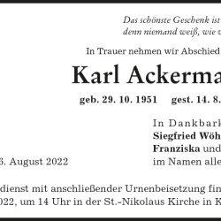 Karl Ackermann