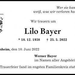 Lilo Bayer