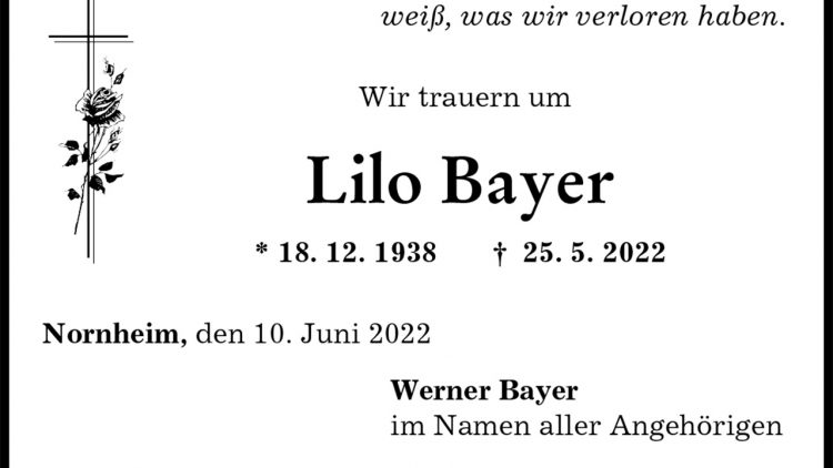 Lilo Bayer