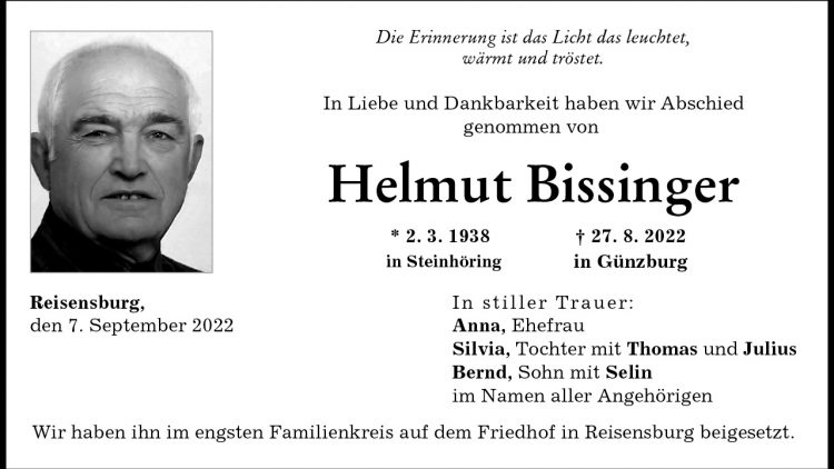 Helmut Bissinger