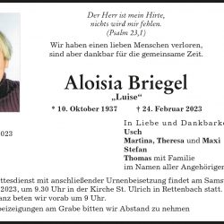 Aloisia Briegel