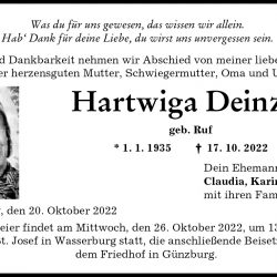 Hartwiga Deinzer