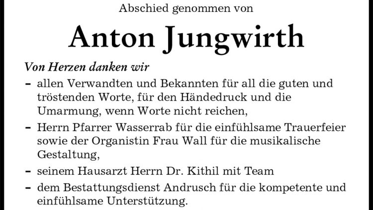 Anton Jungwirth