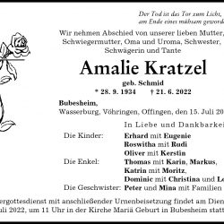 Amalie Kratzel