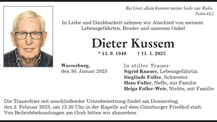 Dieter Kussem