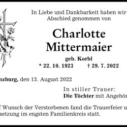 Charlotte Mittermaier