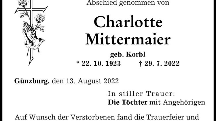 Charlotte Mittermaier