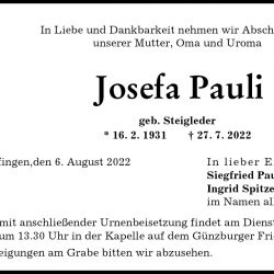 Josefa Pauli