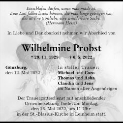 Wilhelmine Probst