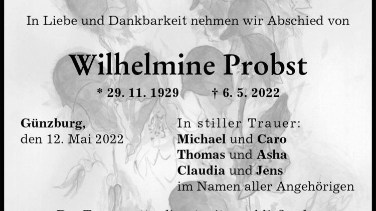 Wilhelmine Probst