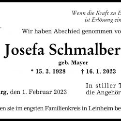 Josefa Schmalberger