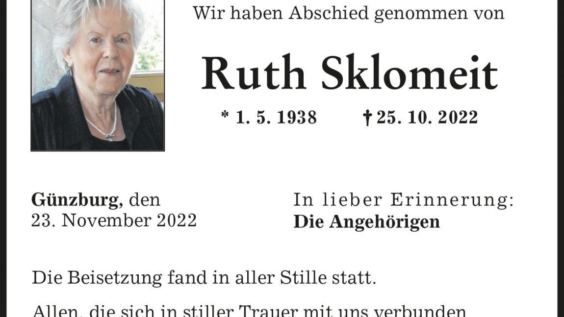 Ruth Sklomeit