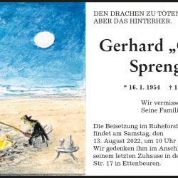 Gerhard „Gege“ Sprenger