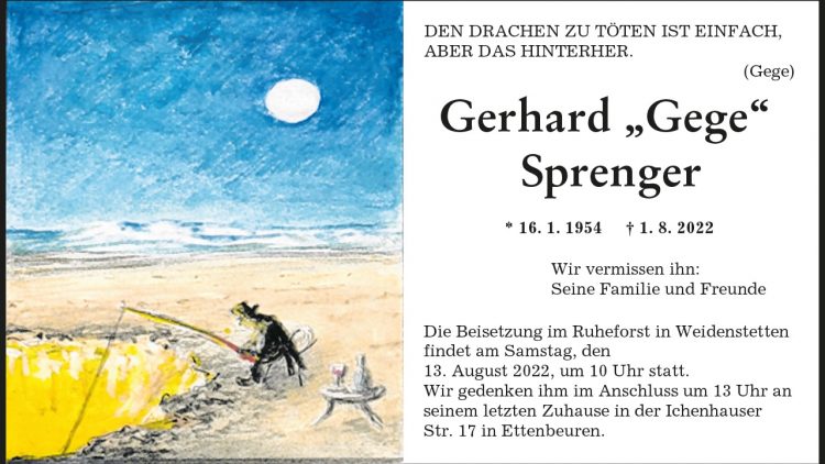 Gerhard „Gege“ Sprenger
