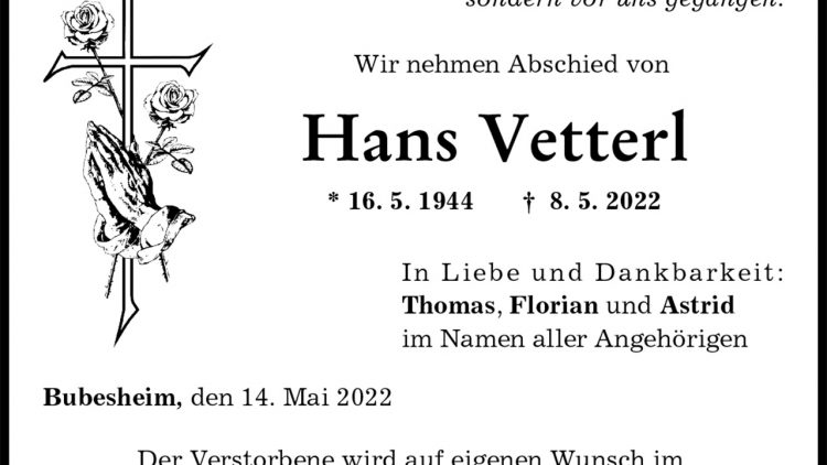 Hans Vetterl