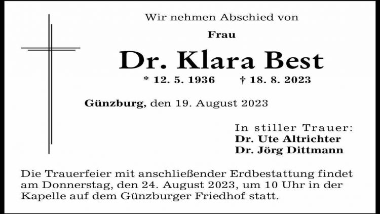 Dr. Klara Best