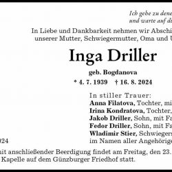 Inga Driller