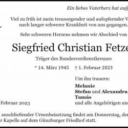 Siegfried Christian Fetzer
