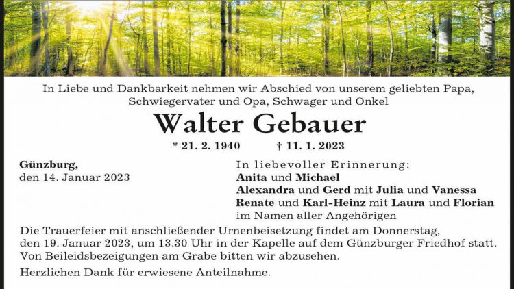Walter Gebauer