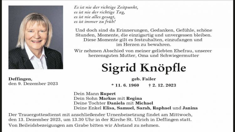 Sigrid Knöpfle