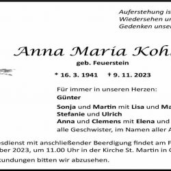 Anna Maria Kohler