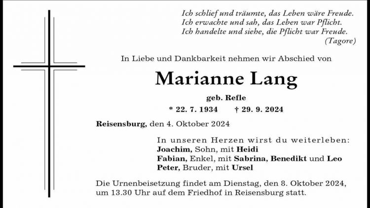 Marianne Lang