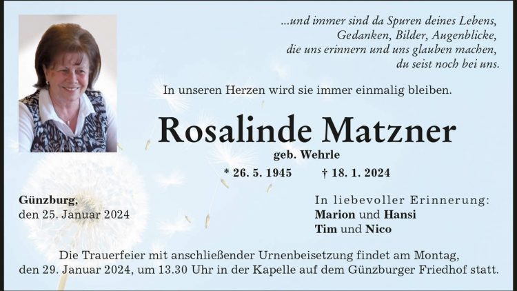 Rosalinde Matzner