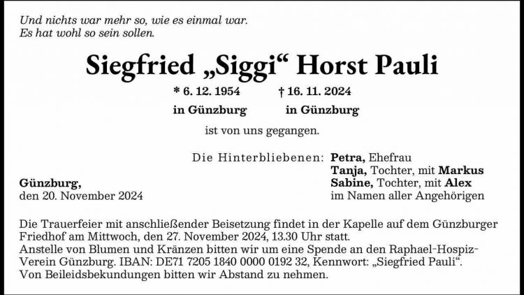 Siegfried Horst Pauli