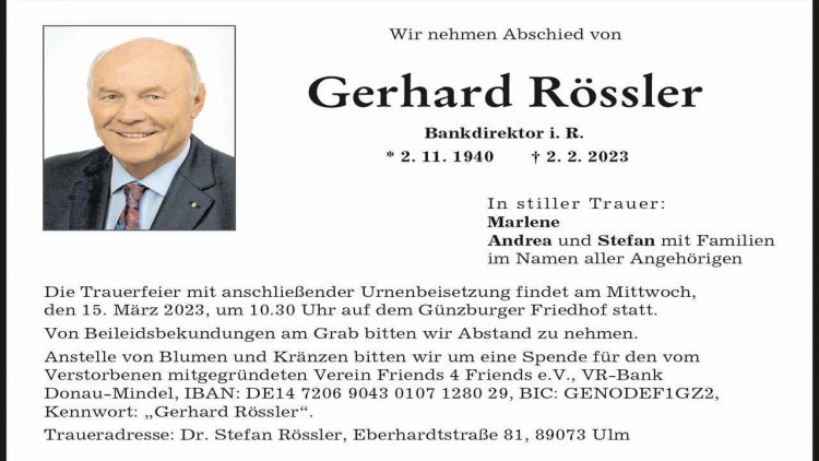 Gerhard Rössler