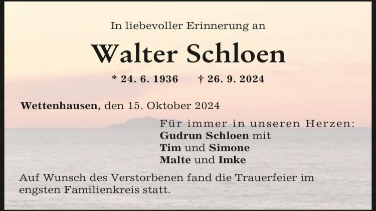 Walter Schloen