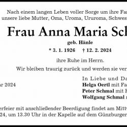 Anna Maria Schmal