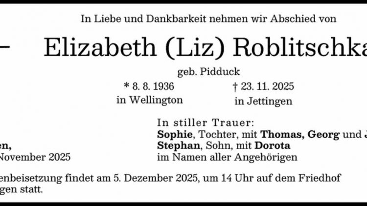 Elizabeth (Liz) Roblitschka